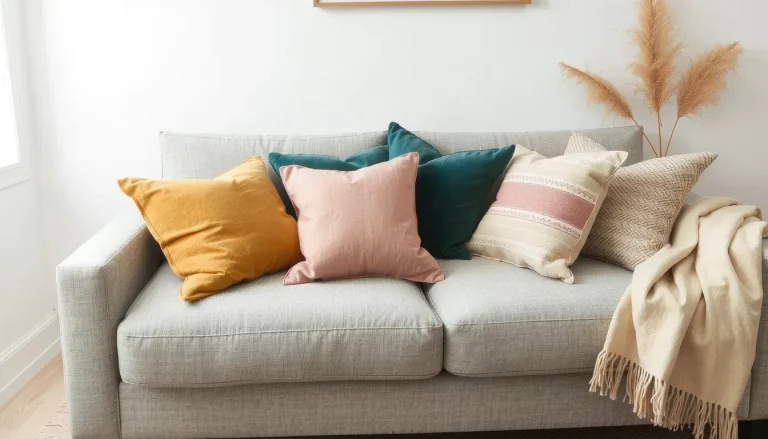 Quel couleur de coussin pour un canapé gris : le guide complet des associations qui fonctionnent