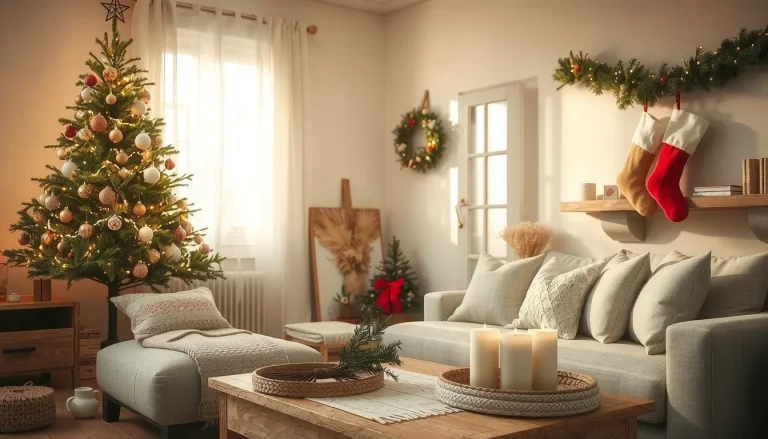 Intérieur décoration Noël salon : 7 idées pour un salon féerique