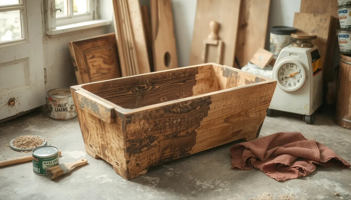 Maie relookée : transformer et réutiliser un meuble ancien