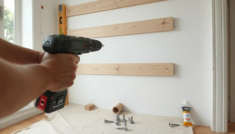 Comment poser des tasseaux de bois sur un mur : le guide pas-à-pas