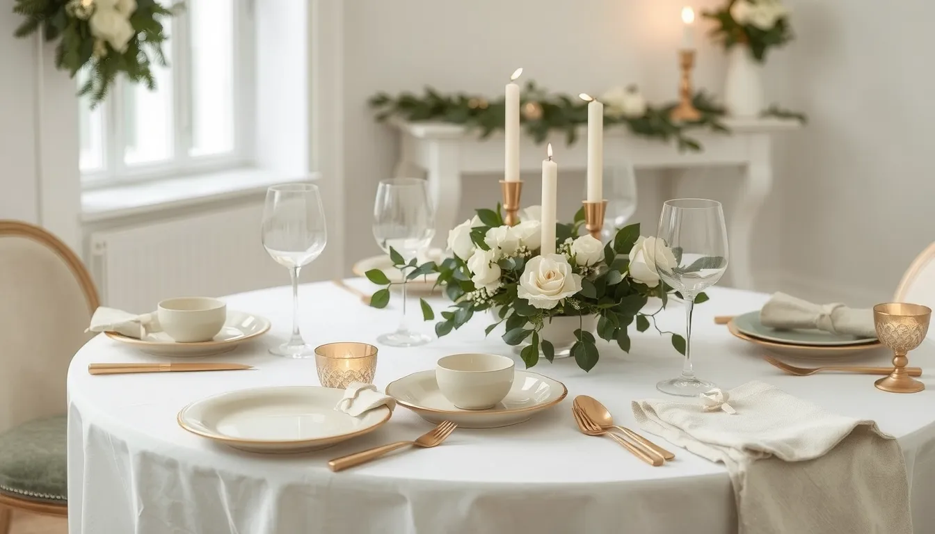 table de noël chic 2025