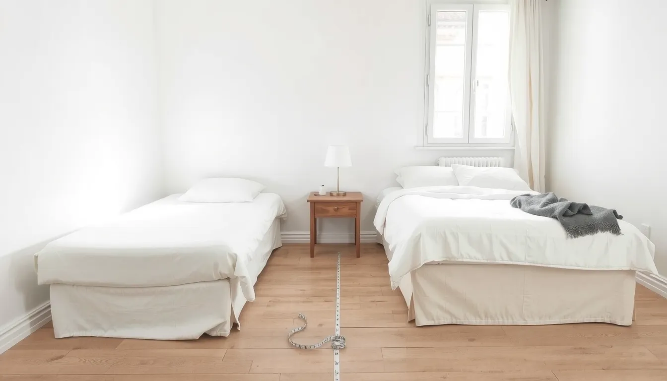 taille des lits en france